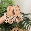 crianças chinelos sapato de bebê meninas designer criança slides arco nó crianças crianças crianças deserto sapatos osso resina sandálias o1bc #