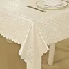 Table Cloth Waterproof Tablecloth Rectangular Soft PU For Kitchen Dining Camping Oil-Proof Stain Resistant Cover