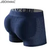 JOCKMAIL hommes sous-vêtements Boxer maille rembourré avec coussinets de hanche boxeurs fesses élastiques troncs amélioration 240320