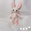 BJD 인형 14cm 토끼 미니 액션 어린이 장난감 OB11 구형 일본 장난감 및 취미 장난감 240313