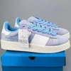 Nieuwe Suede Schoenen Heren Casual Designer sneakers vet Roze Glow Pulse Mint Kern Zwart Wit Solar Super Pop Roze Bijna Geel Ambient Sky Dames Sport Triners