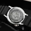 2024 Fashion luxury men's watch solid color dial leather strap, dial display calendar