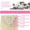 Blond Black Brown Clip In On Hair Extensions Real Human Hair Extensions 100g 8pcs 20 Colors Brazilian indian Full Head Double Weft