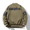 uomini donne lettera giacca da baseball invernale vintage bomber giacca Fi Hip Hop americano cappotto con cappuccio Parka coppia High Street U1or #