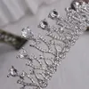 Hårklämmor Barrettes E15E tiaras och kronor för kvinnor med skinkande strass prinsessa elegant tjej brud födelsedagsfest