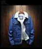 men Winter Jean Jackets Outerwear Warm Denim Coats New Men Large Size Wool Liner Thicker Winter Denim Jackets Plus Size XS-6XL s1OJ#