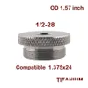 Fittings Titanium Screw Caps Thread Adapter 1.375X24 Fitting Adpater 1/2X28 5/8X24 For 10Inch Kits Drop Delivery Automobiles Motorcycl Otkwn