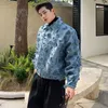 Luzhen Korean FI Herren Elegante Spleißen Design Denim Jacken Jacquard Straße Trendy Outwear Mantel 2024 Freies Schiff 13bf9c d7kJ #