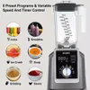 600 ml Biolomix, digitales automatisches Programm, professioneller kommerzieller Mixer, BPA-freier Mixer, Entsafter, Küchenmaschine, ideal für Eis, Smoothies, Obst – inklusive Doppelpack