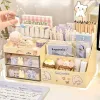 Schubladen Desktop Kosmetik Aufbewahrungsbox Organizer Schublade Büro Lagerregal Briefpapier Schreibtisch Stifthalter Hase Schublade Organizer Niedlich Kawaii