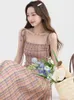 Casual Dresses Summer Dress Elegant Sweet Party Fashion Holiday Beach Spaghetti Strap Maxi Womens