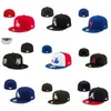 Unisexe extérieur Canada Expos casquettes ajustées printemps et automne mode Hip Hop taille chapeaux casquettes de baseball adulte visière plate pour hommes femmes taille entièrement fermée 7-8