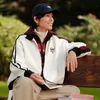 SEMIR JASTER MEN 2024 Spring New Baseball Collar American Retro College Style Fi Ctrast Kolor Loose Trendy Coats L6YY#