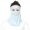 Sjaals Cover Met Nekflap Effen Kleur Zonnebrandcrème Sluier Mannen Vissen Gezichtsmasker Zomer Womne Hals Gini