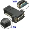 1pcs VGA Extender Male To LAN Video CAT5 CAT6 RJ45 Network Cable Adap New