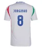 23/24 Italia CHIESA voetbalshirts 2023 Italië BELOTTI VERRATTI BARELLA PELLEGRINI Shirt INSIGNE IMMOBILE LORENZO ZANIOLO JORGINHO kindershirt voetbaluniform