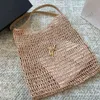 Le sac fourre-tout en paille Sacs de plage Sac à main d'été Designers Femmes Portabilité Sac de vacances Dames Mode Classique Haute Capacité Sacs à main de couleur unie Sac à bandoulière 230325