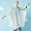 Regenjassen Spot Poncho Milieubescherming EVA Waterdichte volwassen vierkante pullover regenjas Aangepast LOGO