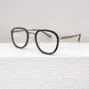 Nouveau cadre d'oeil de concepteur pour hommes UV400 protection UV lunettes de personnalité de mode Casual Business acétate de titane plein cadre cadre de lunettes HELMI