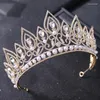 Haarspeldjes Barok Kristal Parel Tiara's En Kronen Partij Strass Prom Optocht Diadeem Vrouwen Bruids Bruiloft Accessoires Sieraden Kroon