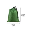 Sacs à linge Grand sac de rangement de regroupement Sac de rangement pour vêtements de couette mobiles avec cordon de serrage Sport Nylon Voyage Chaussures Emballage de fête