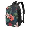 Backpack Palm Trees Banana Leaves Classic Basic Canvas School Casual Daypack Office For Men Women