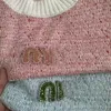 Vrouwen kleurblok gebreide strass kralenbrief borduurwerktanks Desinger Vest camis