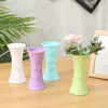 Vasos plástico flor de ameixa vaso drop-resistente multi-cor cesta de flores simulação artesanato arranjo recipiente