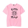 Мужские футболки Jorja Smith Little ThingsФутболка Merch Graphics с круглым вырезом и принтом унисекс Тренд Повседневный топ с короткими рукавами
