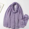Новый производитель шарф с принтом Классический точечный геометрический дизайн Пляжные шали для женщин Низкий минимальный заказ полиэстеровые хиджабы