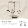 Candle Holders 2 Pcs Swivel Holder Desktop Decoration Wedding Ceremony Decorations Rotation Candlestick Spinner Table Romantic