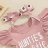 Clothing Sets Born Baby Girl Summer Outfits Aunties Ie Romper Daisy Shorts Headband 0 3 6 12 18 Month Clothes For Girls