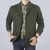 Primavera Autunno Casual Blazer Giacche Uomo Cott Army Giacca Slim Fit Busin Cappotto Caccia CargoTops Plus Size 5XL H1FC #