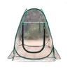 Tiendas de campaña y refugios Automático Up Invernadero Planta Flor Cultivo Tienda Tienda Al aire libre PVC Transparente Pesca Countryyard Camping Gazebo