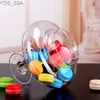 Storage Bottles Jars 1L Retro Design Glass Storage Jar Decorative Candy Jar Household Organizer Canister Glassware Ornament Art and Craft Accessories 240327