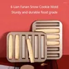 Baking Moulds 6-Cavity Biscuit Mold Non-Stick Cylinder Muffin Pan Financier Cake Carbon Steel Bread Easy To Drop