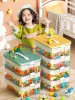 Bins Building Blocks Storage Box Toy Organizer Stackable LegoCompatible Storage Container Durable Large Capacity Sundries Container