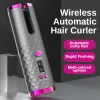 Irons Wireless Portable USB Automatic Hair Curling Iron Multifunctional LCD Display Rechargeable Ceramic Rollers Curly Styling Tool