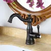 Bathroom Sink Faucets ORB Brass Faucet Single Hole Handle Basin Mixer Classical Style Top Quality Copper Taps