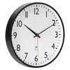 Wall Clocks 11.5" Indoor Round Black & White Schoolhouse Analog Clock Living Room Decoration Quiet Kitchen Office Bedroom Use 2024