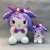 Großhandel Anime Cartoon Plüschtier Weiche Kuscheltiere Spielzeug Puppe Kawayi Kuromi Melody Cinnamoroll Kissen für Kinder Geburtstagsgeschenk Raumdekoration Klauenmaschine Preise