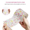 Tissue 2 Rolls of Floral Printed Colored Toilet Papers Flower Pattern Toilet Tissues Decorative Napkins for Home Office Travel