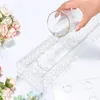 花瓶の石の穀物透明なアクリルフラワー花瓶組織コンテナコンテナ家庭装飾日の結婚式の贈り物