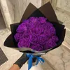 Decorative Flowers Forever Roses Bouquet Foam DIY Wedding Bridal Home Party Decoration For Engagement Birthday Anniversary