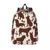 Sac à dos motif chiens, sac de voyage unisexe, cartable, cartable Mochila