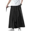 2021 Japanese Hakama Harajuku Kimo Plus Size Casual Wide Pants Men Clothing Chinese Style Hanfu Tang Suit Men Clothing A0WF#