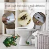 Toilet Seat Covers Frog Caps Bolt Screw Decorative Resin Funny Covering Snap Cover Push Installation Parts For Bathroom