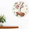 Wall Clocks Flower Butterfly Vintage Large Kids Room Silent Watch Office Home Decor Hanging Gift