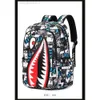 Zaino di design Spraygrounds Nuova borsa da scuola per bambini specializzata Student Shark Stampa personalizzata Borsa minimalista casual leggera di grande capacità