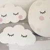 Decoratieve konijn wolken muurstickers kinderen kinderen baby slaapkamer muursticker woondecoratie muurstickers van hout-kunststof